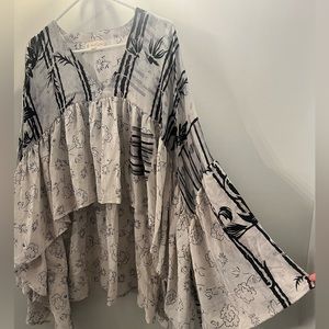 💙 Kantha Bae Crop Duster - Free Size 💙